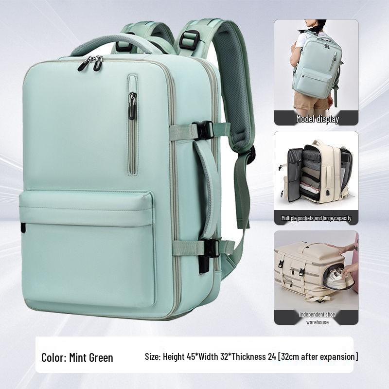 Wasserdichter Unisex-Rucksack mit hoher Kapazität für Reisen, Mode und Pendeln