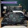 Hand of Fatima Pattern Bedding Uilt Set Uilt Cover Pillowcase Home Decoration Birthday Gift (1 * Duvet Cover + 2 * Pillowcase  Without Core)96