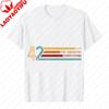 42 La Réponse à la Vie l'Univers et Tout T-shirt Rayé Rétro Guide du Voyageur Galactique T-shirt Graphique Polyvalent