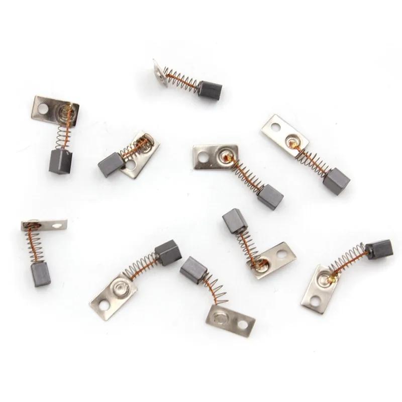 Grinding Machine Carbon Brushes Spare Parts For Saeyang Series 210 102L 105L 10pcs 3*3*4.5mm Electric Motor Useful Best