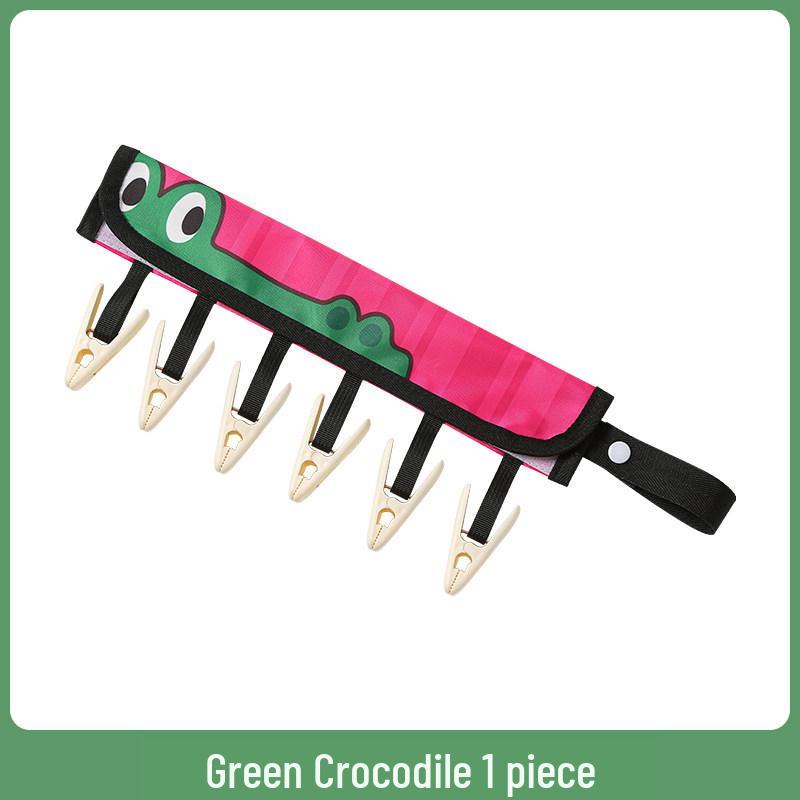Portable Cartoon Fabric Clothes Hanger & Drying Rack for Travel - Holds Underwear, Panties, Socks with Clips