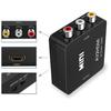 1080P RCA Kompositt CVBS AV til HDMI Video Lyd Konverterboks AV2HDMI Adapter