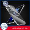 Para Volkswagen VW Capa de Telefone Transparente Com Logotipo do Carro Para IPhone 11 12 13 14 Pro Max XR X X XS SE 7 8Plus Para Volkswagen Jetta