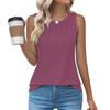 T-shirt da donna casual girocollo ampia senza maniche canottiera estiva da donna canottiera canottiera senza maniche top basici