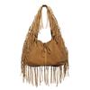 Casual Retro Large-capacity Bag Women's New Versatile Shoulder Underarm Bag Fashionable Fringed Tote Bag