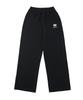 Mihebeu [Unisex] Stitch Classic Logo Sweatpants Black