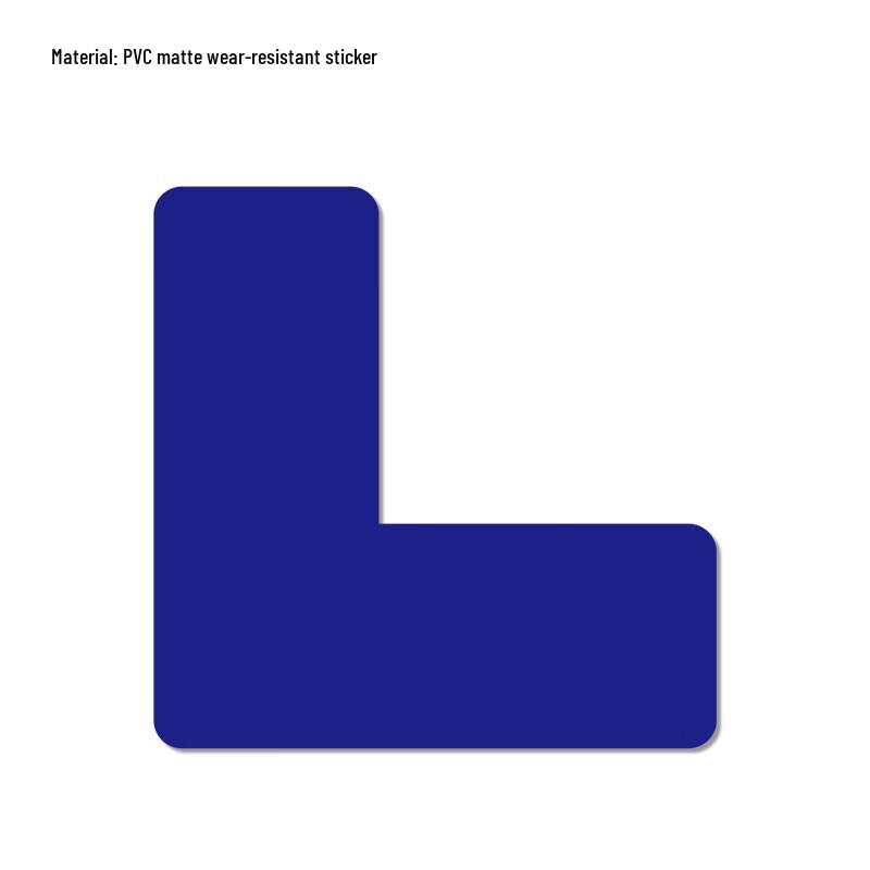 L-Shaped PVC Corner Positioning Stickers