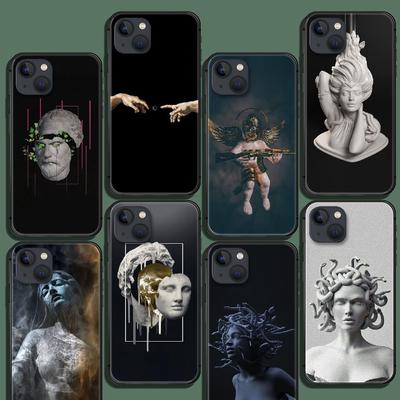 Statue Abstrakte Kunst Handyhülle für iPhone Samsung Galaxy Redmi Xiaomi Oppo OnePlus Note SA 7 8 9 10 11 12 13 14 20 21 22 23 53 54 Pro Max Plus Ultra