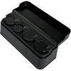 2 Pack Coin Holder for Car, Coin Organizer, Portable Coin Storage, Suitable for Most Car and Trucks, Black