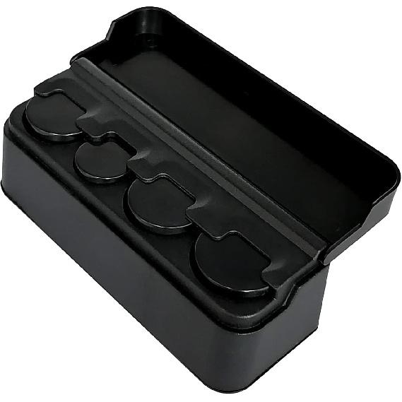 2 Pack Coin Holder for Car, Coin Organizer, Portable Coin Storage, Suitable for Most Car and Trucks, Black