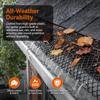 Easy Install Gutter Leaf Guard Roll Plastic Plastic Gutter Guard Netting  Roof