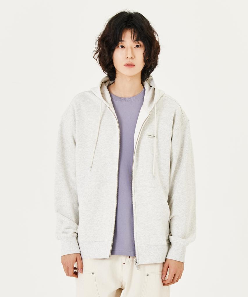 Mark Gonzales Sign Logo Wappen Og Sweat Zip-Up Hoodie - Oatmeal