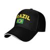 Brazil Soccer Team Football Brazilian Flag Baseball Caps Snapback Baseball Hats Breathable Casual Casquette Outdoor Unisex