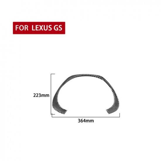 Carbon Fiber Interior Speedometer Surround Cover Trim For Lexus GS 2006-2011