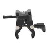 V Lock Battery Adapter with Crab Clamp Aluminum Alloy Mount Accessories for Tripod Light Stand Rod