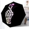 1pc Skeletoon Automatic Open/Close Umbrella, Portable Folding Umbrella, Compact Travel Umbrella For, Birthday/Christmas Gift 5115