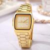Men Business WatchStainless Steel Wristwatches Square Clock Quartz Watches