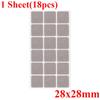 180/18Pcs Felt Pad Sticker Self Adhesive Desk Chair Sofa Legs Pads Square Round Bottom Furniture Table Legs Anti Scratch Cover