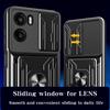 For Motorola Moto G05 4G Case PC+TPU Kickstand Phone Back Cover with Camera Slider