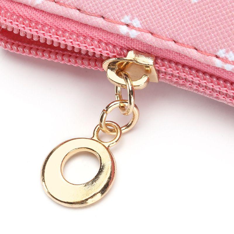 Elegant Leather Makeup Travel Cosmetic Bag Case With Zipper Pouch For Toiletries