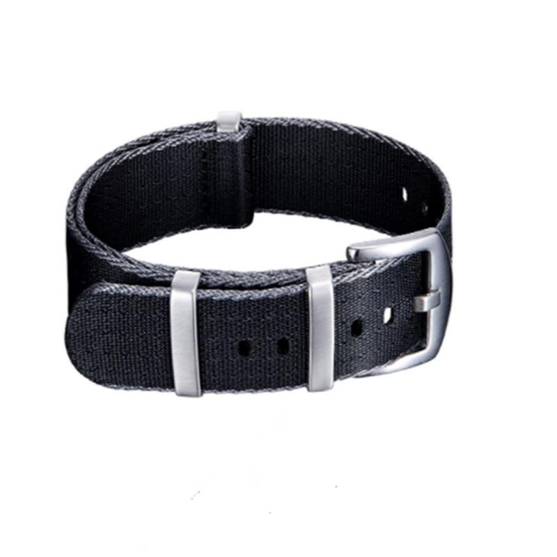 High-End NATO One-Piece Nylon Watch Strap - Canvas Woven, Sizes 18/20/22/24.