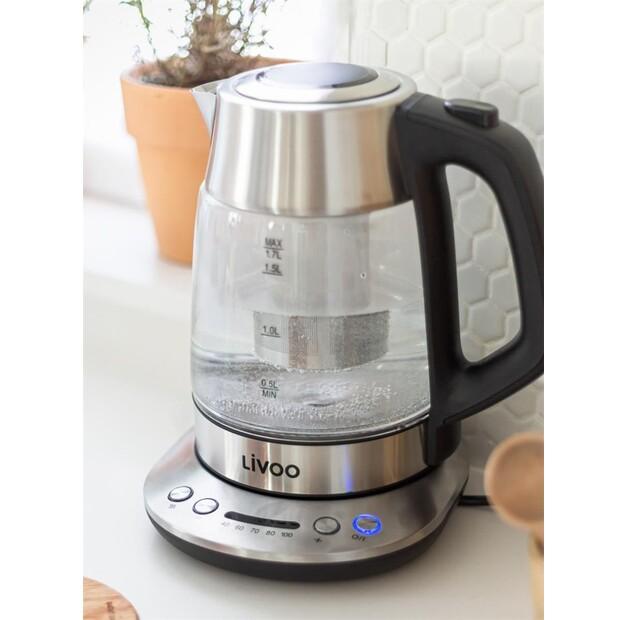 Electric Kettle Livoo DOD165 Grey