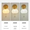 2023 Japanese Wabi-Sabi Solid Wood Wall Lamp – Retro Bedside & Hallway Light