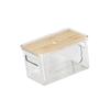 Modern Clear Plastic Storage Box For Household Waste Bags And Small Items