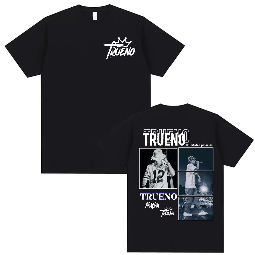 

Trueno Mateo Palacios Album 2026 Tour T Shirts Men Clothing Harajuku Streetwear Tshirts Unisex Hip Hop Fashion Casual Top S
