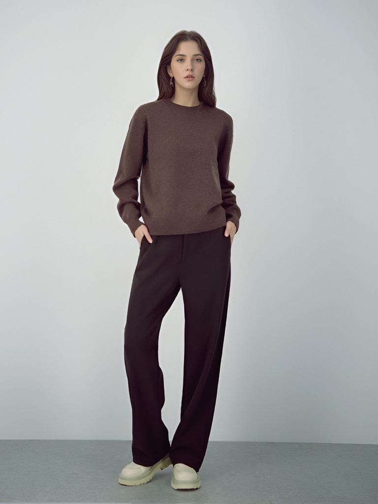ACUD Round Wool Knit _Brown