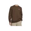 Nike Solid Color Crew Neck Long Sleeve Sweatshirt Men Sweatshirt Cocoa-Brown 623459-227
