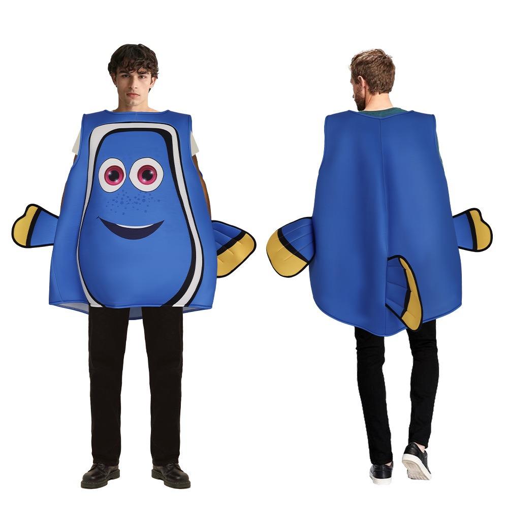 Find Nemo Clownfish Cospaly Costume Adult Anime Nemo And Dory Clown Fish Cosplay Halloween Christmas Party Funny Sponge Costume Adult One Size&Nemo Cosplay