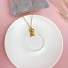 Korean Cute Dinosaur Pendant Necklace - Titanium Steel, Women’s Fashion, Colorfast
