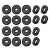 18pcs Motorcycle Rubber Edge Cover Pads Wear Resistant Edge Gasket Motorcycle Accessories Simple Installs for CG/ZJ125