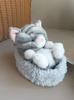 Cat Plush Toy With Pp Cotton Filling For Baby Gift And Car Seat Decor