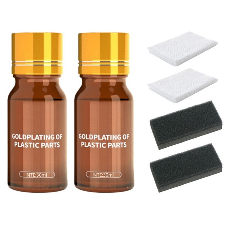 Car Cleaner Refresher Auto Repair Agent Plastic Restoring Liquid Interior Plastic Revitalizing Coating Agent 30ml/1fl oz