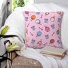 Baskin Robbins Eiswürfel Kissenbezug Kissenhülle Polyester Kissen Reißverschluss Dekorativ Komfort Wurfkissen für Zuhause Sofa