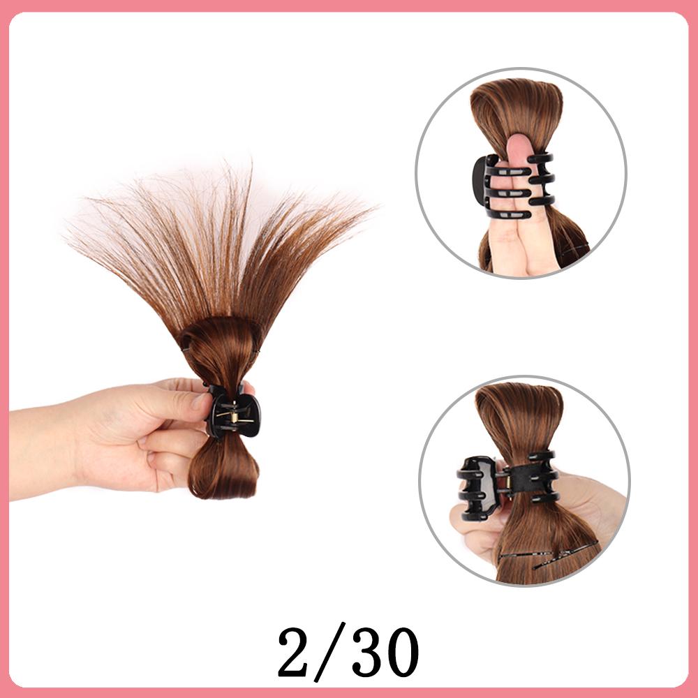 LISI HAIR Synthetic Claw Clip In Messy Bun Hair Piece Extensions Updo Hair For Women Adjustable Styles Easy Hair Pieces