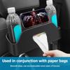 Zipelo Car Headrest Backseat Organizer With Cup Holder, Multi-Functional Vehicle Seat Back Hanging Storage Box With Hooks, Auto Drink Snack Phone