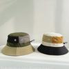 Casual Breathable Quick-Dry Bucket Hat Light Thin Folding Fisherman Hat Patchwork Anti-UV Sun Protection Cap Outdoor