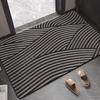 Modern Simple Bathroom Mat Water Absorbent Non-Slip Entrance Carpet Household Striped Living Room Entrance Diatomaceous Earth Durable Foot Mat