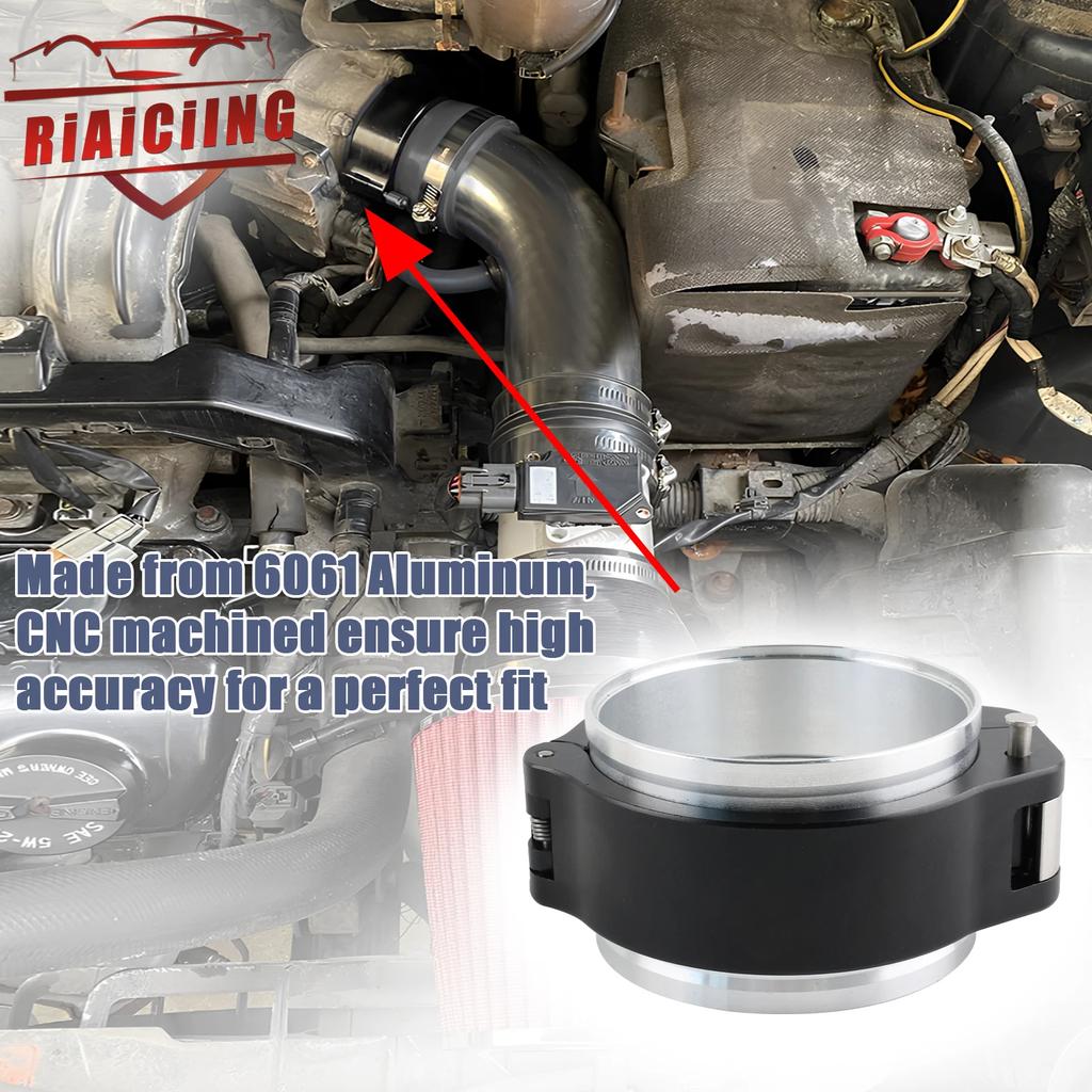 High Quality New Design Black 2/2.5/3.0/3.5/4 Inch O.D. Tubing HD Pinless Clamp Assembly 32516 Aluminum
