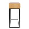 Console Cabinet with Drawers Abbot Black Oak