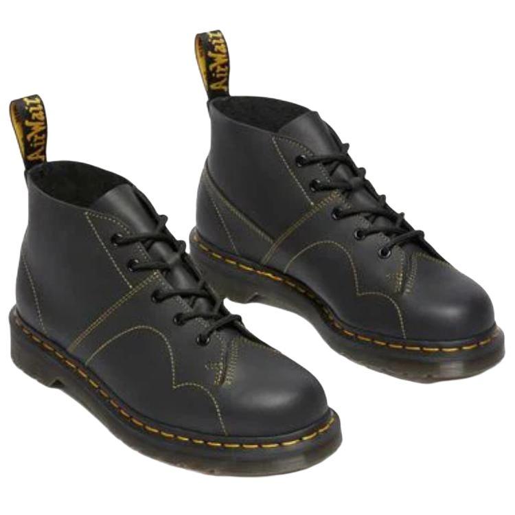 Dr. Martens Church Fashion Simple Ankle Boots Unisex Boots Black 41089001