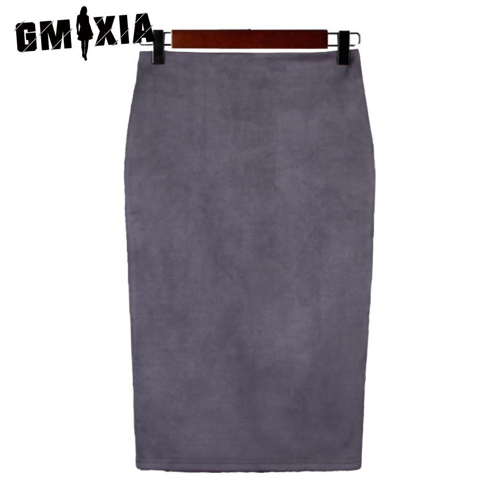 GMXIA Women's Fashion Casual Solid Color Print Summer Spring Skirt
