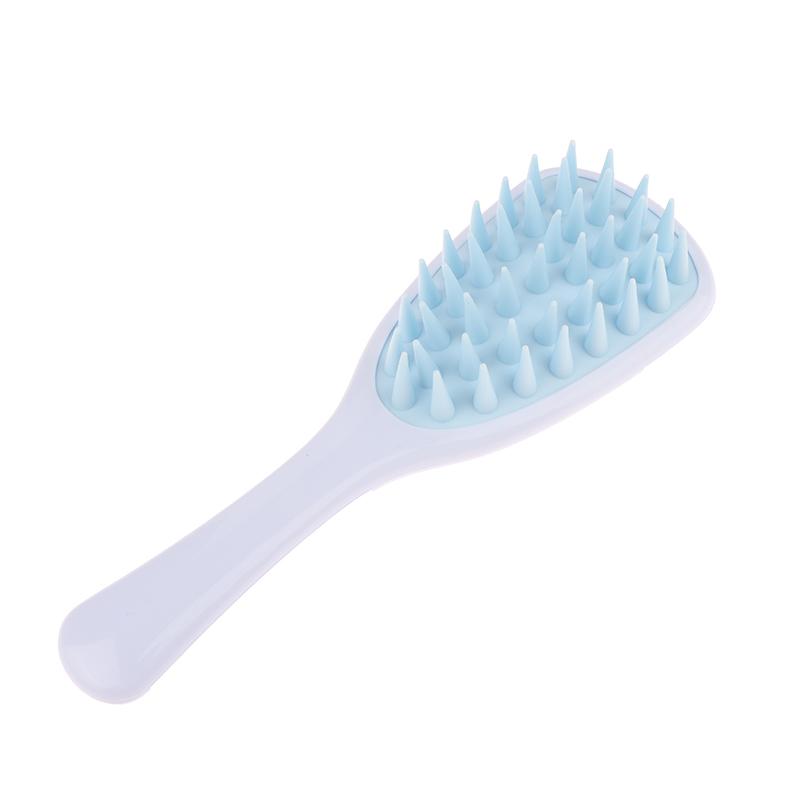 Long Handle Shampoo Brush Silicone Scalp Massage Comb Hair Washing Brush Head Massager Bath Brush Body Scrubber Hair Accessories