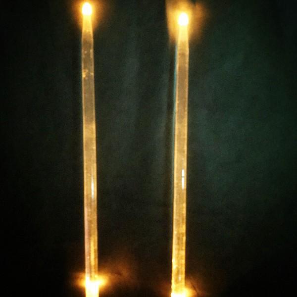 

Fluorescent Acrylic Luminous Drumsticks 5A for Jazz and Stage Performance жовтий