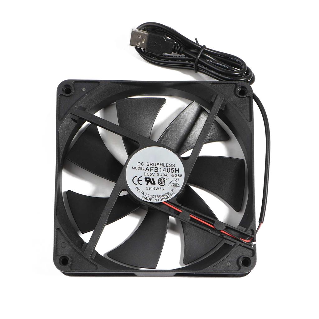 140mm DC5V USB Connector CPU Cooler Radiator 14cm 140x140x25mm Computer PC Case Cooling Fans