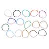 16 STÜCKE Stretch-Armbänder Bunte böhmische Perlenarmbänder Handgelenksdekoration Armband für Teenager-Mädchen und Jungen