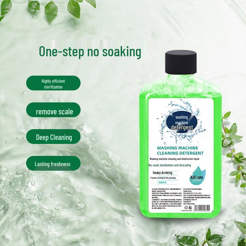 Washing Machine Deep Cleanser & Deodorizer: Powerful Descaling, Nourishing, and Stain Removal for Drum Tanks.